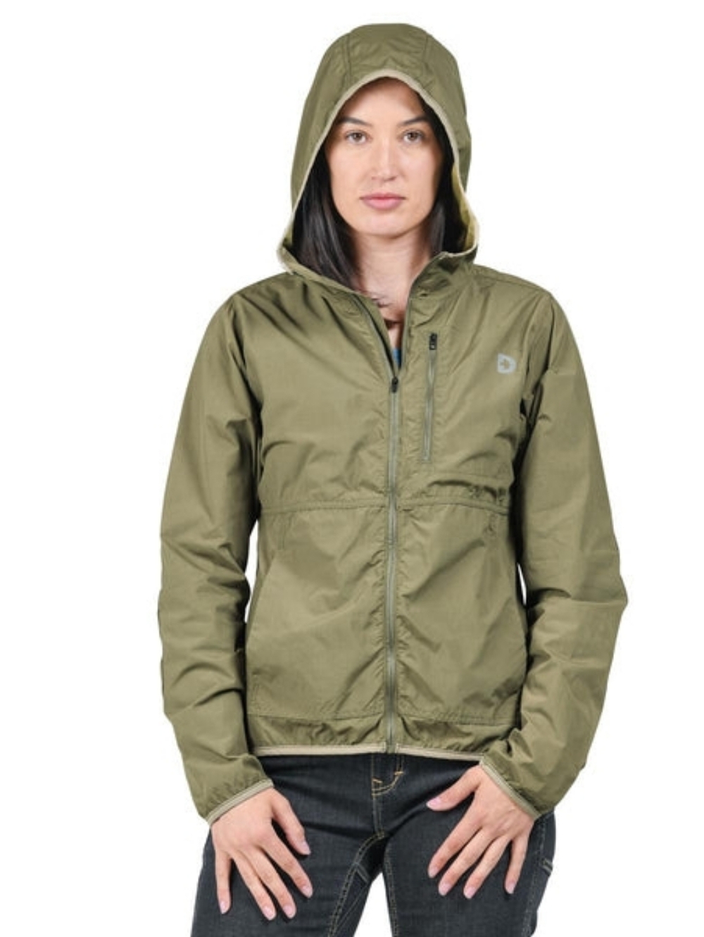 NWT DOVETAIL WORKWEAR Women's Ultra Light Pac Jacket Green UPF 50+ XS